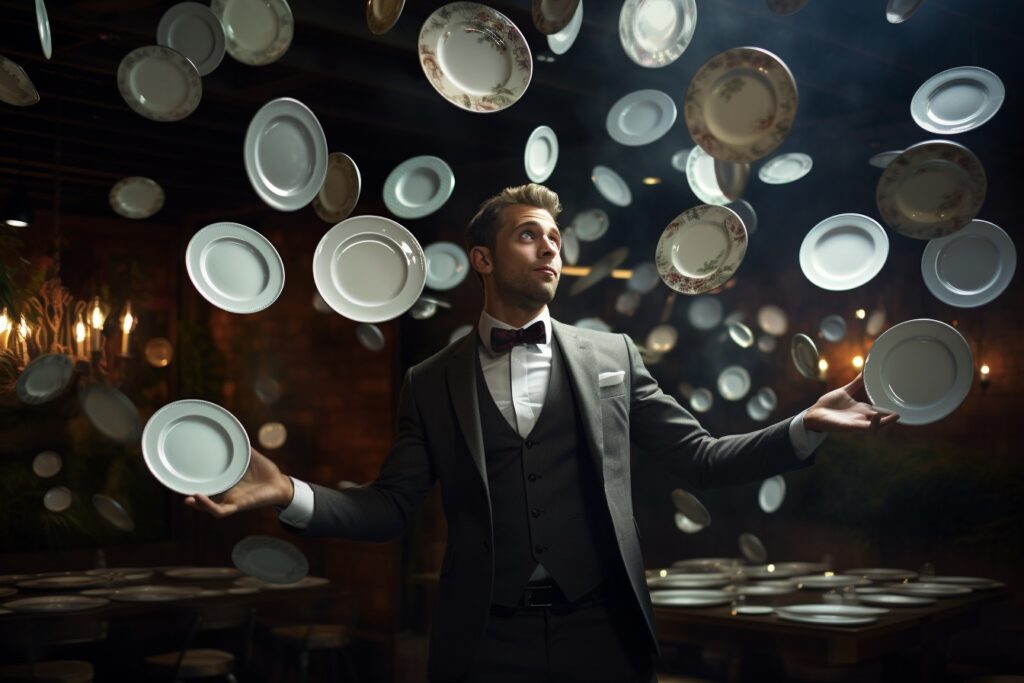 perriw_47573_a_man_in_a_suit_juggling_plates_hyper_realistic_4k_bafc8ddf-9893-4451-8565-2ae36841a01d