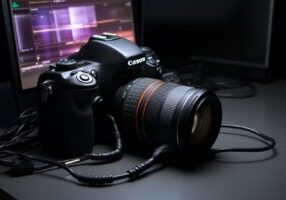 perriw_47573_a_DSLR_camera_with_a_single_wire_connecting_it_to__a14b6625-2406-4c37-9cb2-22b021a7e6dd